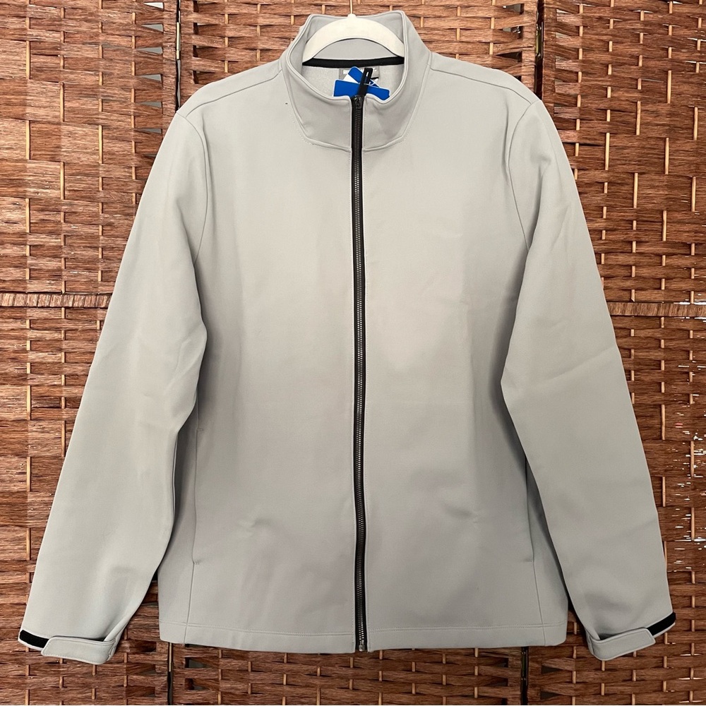 32 Degrees Heat Men's Full Zip lightweight jacket,Performance, Gray Size L, NWT.